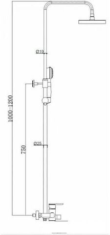 Душевая система  Maxonor PL2475