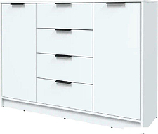 Тумба Интерлиния Концепт КТ-Т140 (белый платинум/белый платинум)