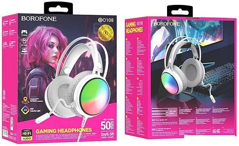 Наушники Borofone BO108 (белый)