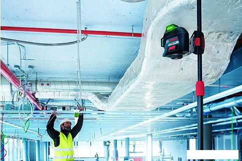 Лазерный нивелир Bosch GLL 3-80 G Professional 0601063Y00 (кейс, лазерная мишень)