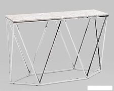 Консольный стол Stool Group Авалон 122x41 (серый мрамор/сталь серебро) Консольный стол Stool Group Авалон 122x41 (серый мрамор/сталь серебро)