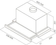 Кухонная вытяжка Elica Elite 26 IX/A/90/VT [PRF0094215]