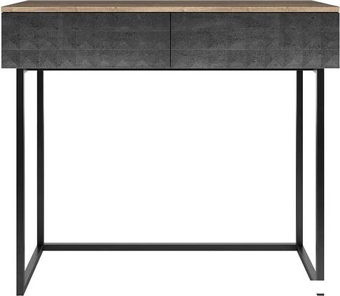 Консольный стол Shtabe Simple 7011 эко (графит/дуб веллингтон/черный)
