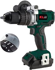 Ударная дрель-шуруповерт KLPRO KLDM18B-20 (с 2-мя АКБ, кейс)