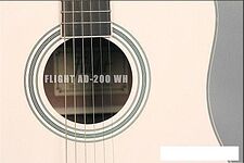 Акустическая гитара Flight AD-200 WH