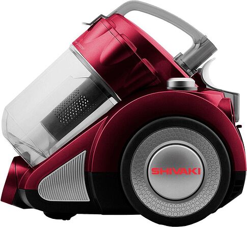 Пылесос Shivaki VCC0220 (с контейнером, винный)