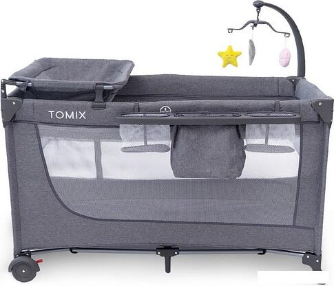 Манеж-кровать Tomix Lullaby Lux BM-02 (grey)