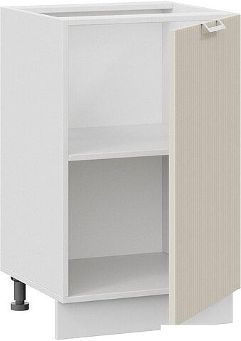 Шкаф напольный Трия Кимберли 1Н5 (белый/крем)