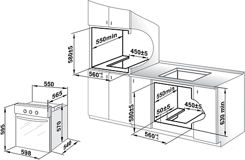 Духовой шкаф GEFEST ДГЭ 601-01 А