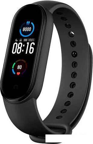 Фитнес-браслет Xiaomi Mi Smart Band 5 (черный, международная версия)
