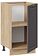 Шкаф напольный Трия Лина 1Н45 (дуб крафт золотой/графит)