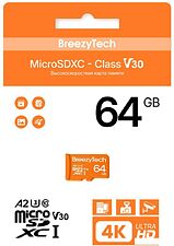 Карта памяти BreezyTech Ultra microSDXC Class 10/A2/V30 64GB (без адаптера)