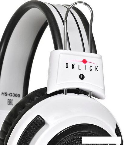 Наушники с микрофоном Oklick HS-G300 Armageddon (белый/черный)
