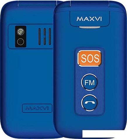 Мобильный телефон Maxvi E5 (синий)