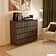 Комод Кортекс-мебель Бари 120 8ш (орех элия/орех элия/орех элия)