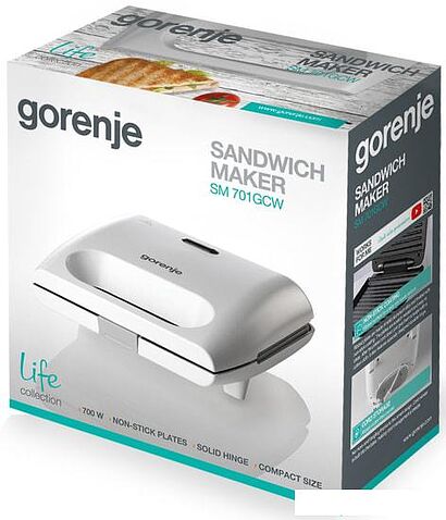 Электрогриль Gorenje SM701GCW