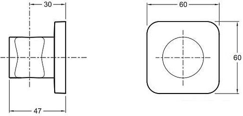 Держатель душевой лейки Jacob Delafon Modulo 8464D-CP
