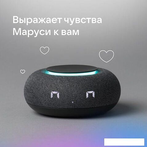 Умная колонка VK Капсула Мини (темно-серый)