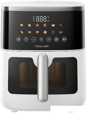 Аэрогриль (аэрофритюрница) Trouver Air Fryer FD10 Pro Max (белый)