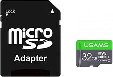 Карта памяти Usams US-ZB118 High Speed TF Card 32GB (с адаптером) Карта памяти Usams US-ZB118 High Speed TF Card 32GB (с адаптером)