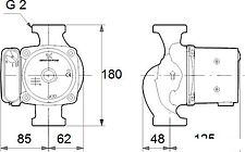 Насос Grundfos UPS 32-80 180