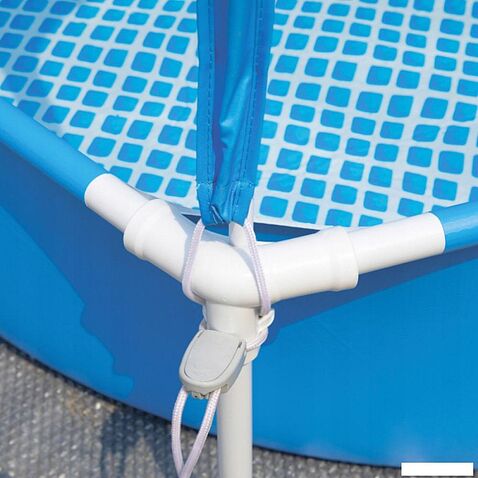 Каркасный бассейн Intex Metal Frame с навесом 28209NP (183x38)