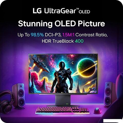 Игровой монитор LG UltraGear OLED 27GX790A-B