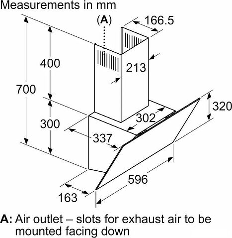 Кухонная вытяжка Bosch Serie 2 DWK64PJ60T