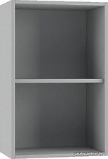 Шкаф навесной ДСВ Тренто П 450 правый (серый/белый)