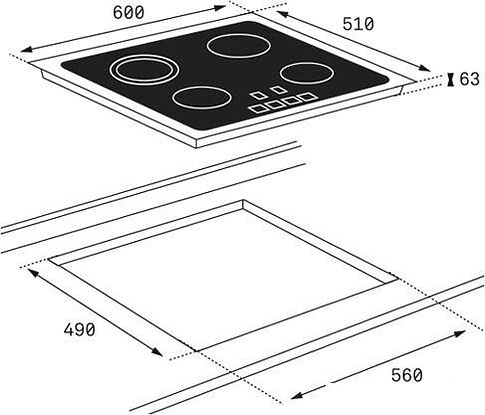 Варочная панель TEKA TBR 6420 [40239025]