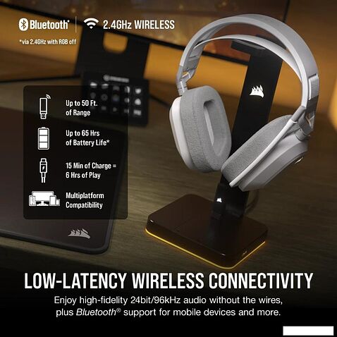 Наушники Corsair HS80 Max (белый)