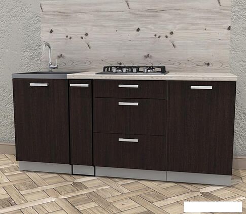 Шкаф напольный Интерлиния Компо НШ20 (дуб венге)