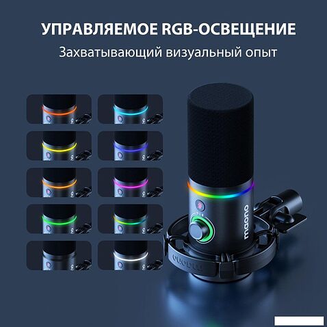 Проводной микрофон Maono PD200XS (черный)