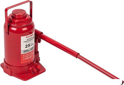 Бутылочный домкрат Rexant 80-0617 25т