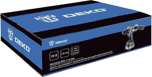 Ударная дрель-шуруповерт Deko DKCID20 Pro 085-1068 (с 1-им АКБ)