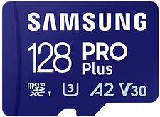 Карта памяти Samsung PRO Plus microSDXC 128GB MB-MD128SA/EU (с адаптером) Карта памяти Samsung PRO Plus microSDXC 128GB MB-MD128SA/EU (с адаптером)