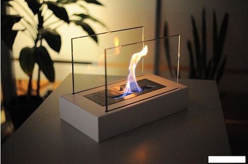 Биокамин ZeFire Galea белый