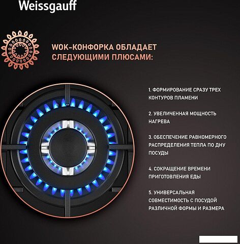 Варочная панель Weissgauff HGG 451 BFV