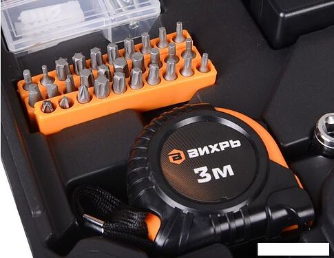 Дрель-шуруповерт Вихрь ДА-12Л-2КН (с 1-им АКБ, кейс, набор оснастки)