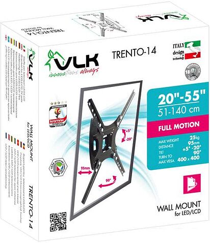 Кронштейн VLK TRENTO-14 (черный)