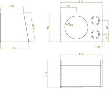 Корпусной пассивный сабвуфер DL Audio Piranha 12 Double Port Корпусной пассивный сабвуфер DL Audio Piranha 12 Double Port