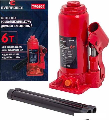 Бутылочный домкрат Everforce EF-T90604 6т