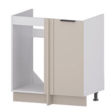 Шкаф напольный Mio Tesoro Софти угловой НШУ75 (белый/кашемир)