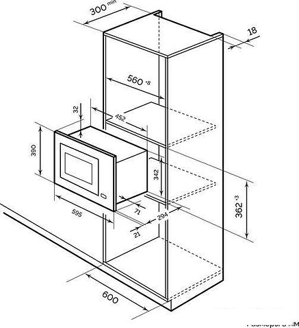 Микроволновая печь LEX BIMO 20.05 IX