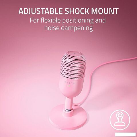 Проводной микрофон Razer Seiren V3 Mini Quartz Pink