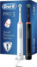 Комплект зубных щеток Oral-B Pro 3 3500 Duo Cross Action + Sensi White D505.523.3H Комплект зубных щеток Oral-B Pro 3 3500 Duo Cross Action + Sensi White D505.523.3H