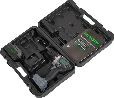 Ударная дрель-шуруповерт Favourite OBS 21 DC 100N Prof (с 1-им АКБ, кейс)