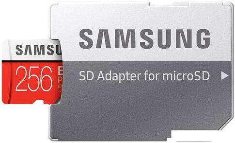 Карта памяти Samsung EVO Plus microSDXC 256GB + адаптер