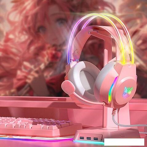 Наушники Onikuma X26 (розовый)