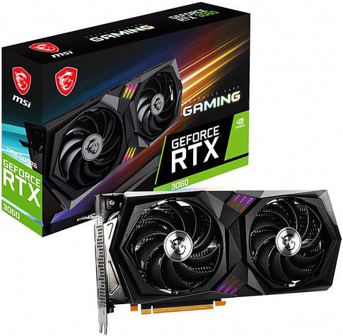 Видеокарта MSI GeForce RTX 3060 Gaming 12G